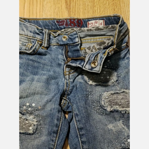 The Children's Place Girls Jeans Size 4 Boy Fit - Picture 6 of 12